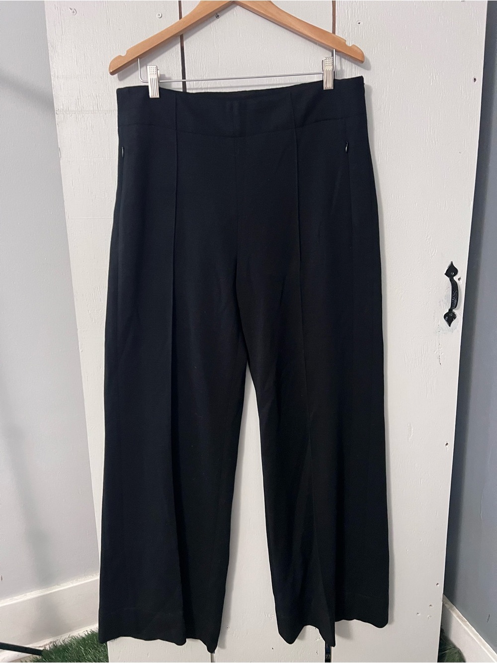 ME+EM  The Ultimate Stretch Wide Leg
Travel Trouser Regular Size 10 Black